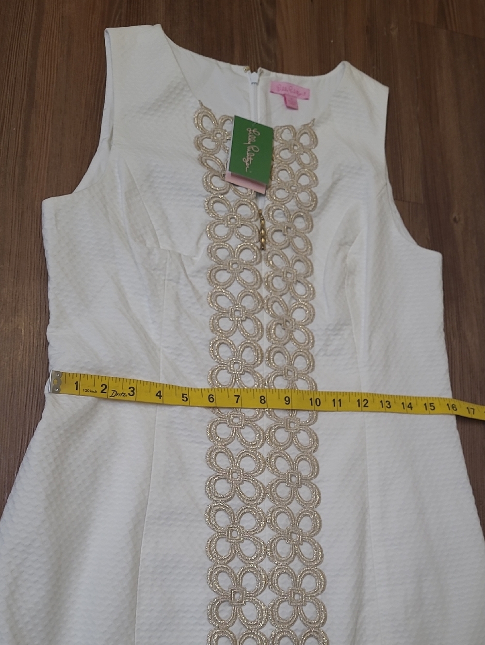 LILY PULITZER Dress Subcategory Classification 8 new color white - Picture 5 of 11